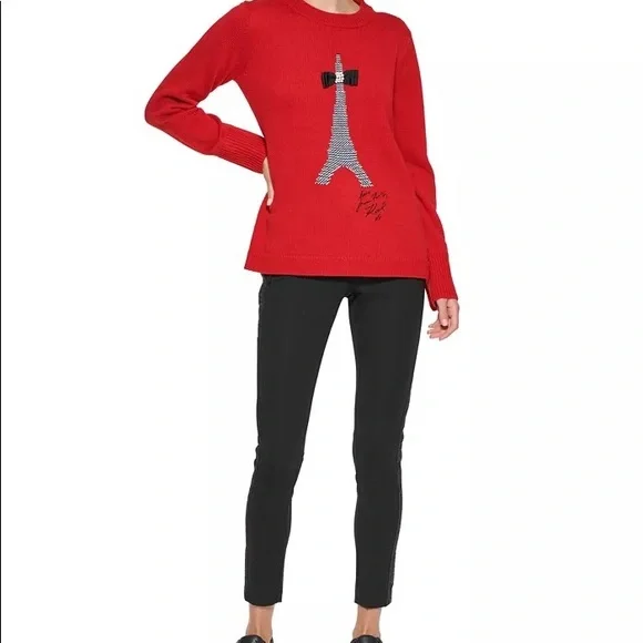 Karl Lagerfeld Paris Eiffel Tower Sweater - Picture 2 of 7